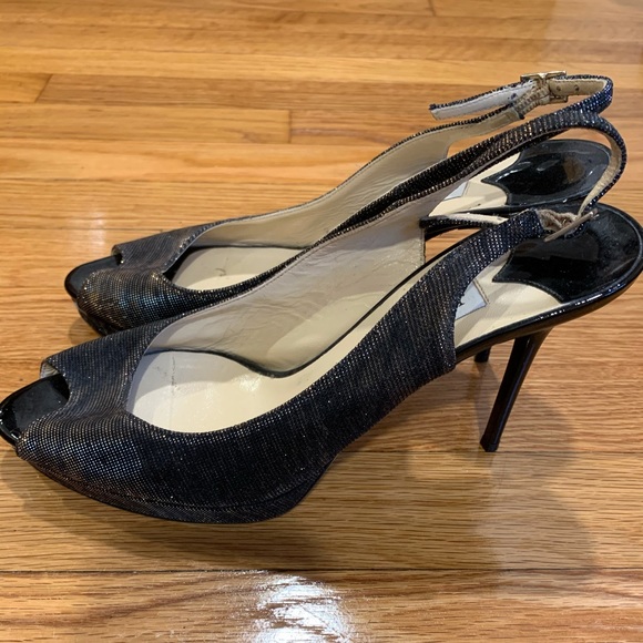 Nova Black Fabric Sandals by Jimmy Choo - Picture 7 of 7